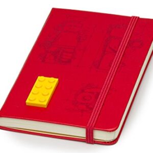 Moleskine Limited Edition Lego Notebook, Hard Cover, Pocket (3.5" x 5.5") Ruled/Lined, Scarlet Red, 192 Pages