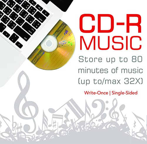 Maxell 80-Minute Music CD-Rs (625133)