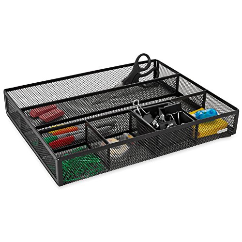 Rolodex Mesh Collection Drawer Organizer, Black (22131)