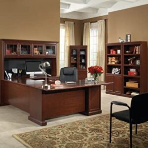 Sauder Heritage Hill 4 tier Library With Doors - Classic Cherry finish