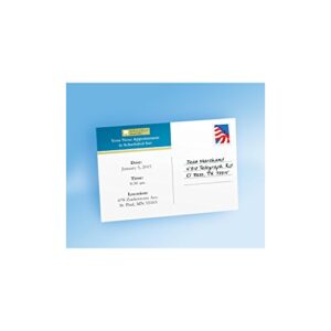 Avery Printable Postcards with Sure Feed Technology, 4” x 6”, White, 80 Blank Postcards for Laser Printers (05889)