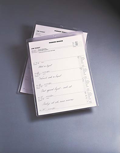 Avery Job Ticket Holders, Heavy Gauge Vinyl, 9 x 12 Inches, 10 per Pack (75009),Clear