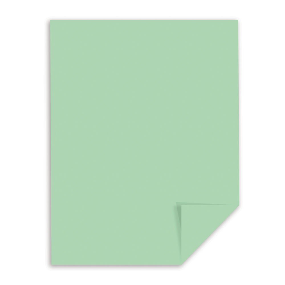 Neenah Paper Exact Index Card Stock, 110 lb Index Weight, 8.5 x 11, Green, 250/Pack