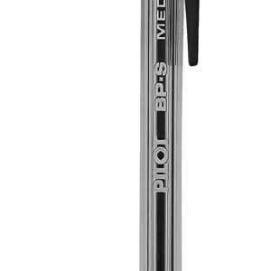 PILOT The Better Ball Point Pen Refillable Ballpoint Stick Pens, Medium Point, Black Ink, 12-Pack (35711)