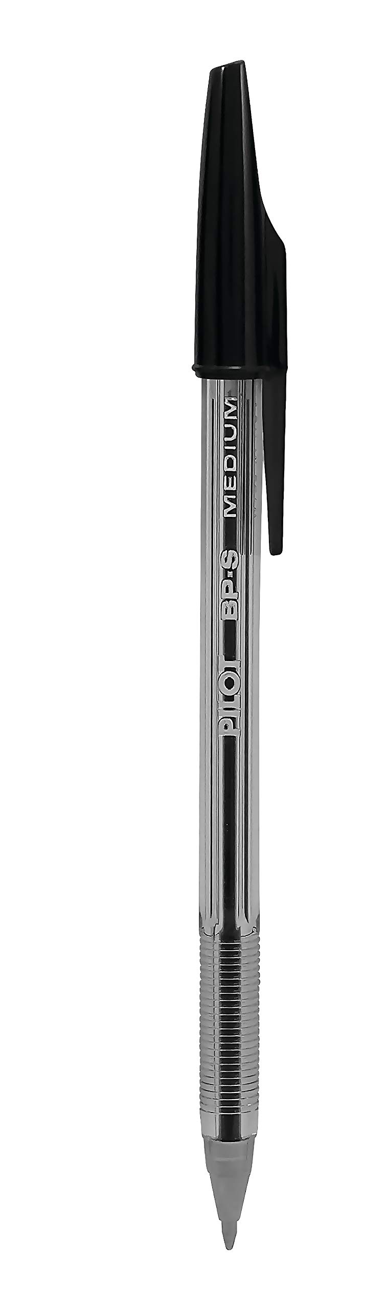 PILOT The Better Ball Point Pen Refillable Ballpoint Stick Pens, Medium Point, Black Ink, 12-Pack (35711)