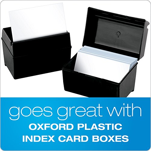 Oxford Blank Index Cards, 3x5-Inch, White, 100 Pack