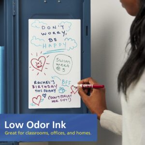 EXPO Low Odor Dry Erase Marker Starter Set, Fine Tip, Assorted Colors, 7-Piece Kit