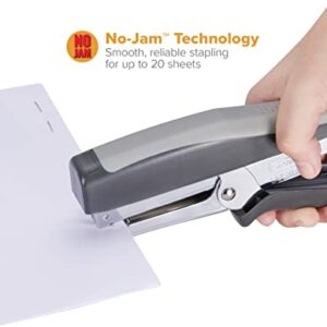 Bostitch No-Jam Desk Stapler (SSP-99), Black/Gray, 11.06 x 2.13 x 5 inches