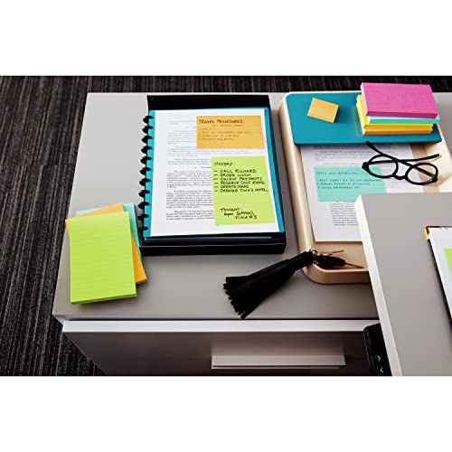 Post-it Pop-up Notes, 3x3 in, 5 Pads, America's #1 Favorite Sticky Notes, Floral Fantasy Collection, Bold Colors, Clean Removal, Recyclable (R330-AN)