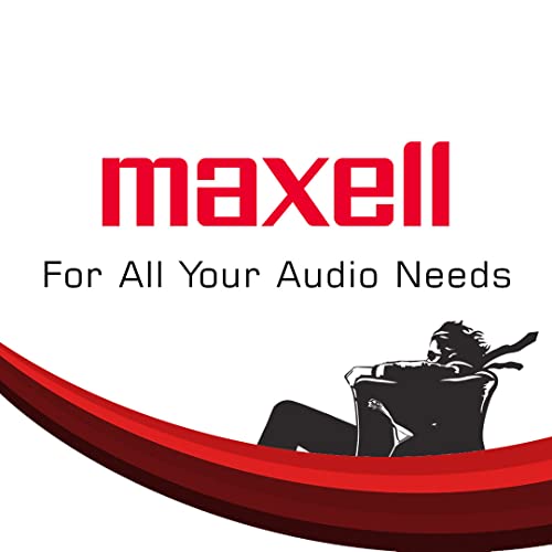 Maxell – 190560, Wired Earbuds Headphones with Lightweight Extended Use Anisotropic Ferrite Magnet Driver - Dynamic Sound Reproduction Stereo - for iOS, Smartphones, MP3 & Gaming – Black