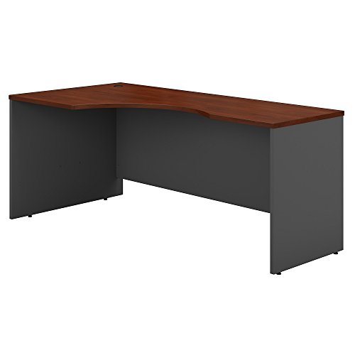 Bush Business Furniture Series C Left Handed Corner Desk, 72W, Hansen Cherry