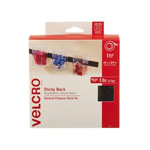 velcro brand tape, black 15ft