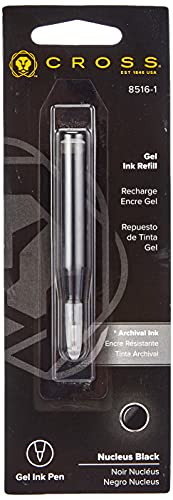 Cross Gel Refill, Medium, Black, Pack of 1