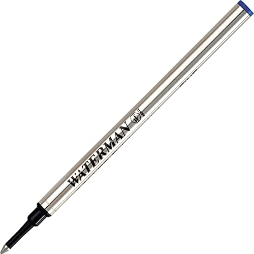 Waterman Rollerball Refill for Rollerball Pens, Fine point, Blue ink (540961)