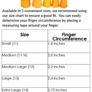 Swingline Rubber Finger Tips, Finger Cots, Large - Size 13, Amber, Finger Protector For Use with Swingline Staples & Swingline Staplers, Home Office Desktop Accessories, 12 Pack (54033)