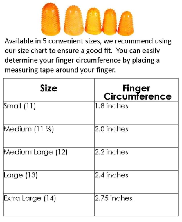 Swingline Rubber Finger Tips, Finger Cots, Large - Size 13, Amber, Finger Protector For Use with Swingline Staples & Swingline Staplers, Home Office Desktop Accessories, 12 Pack (54033)