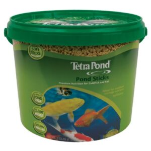 tetrapond pond sticks 2.65 pounds, pond fish food, for goldfish and koi, 16357, 2.53 pounds