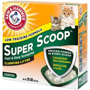 Arm & Hammer Super Scoop Clumping Litter Fresh Scent, 20lb