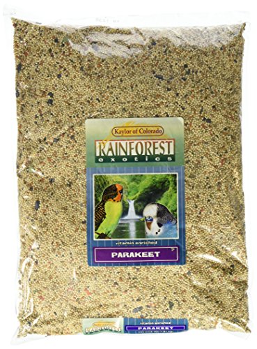 Kaylor of Colorado Rainforest Exotics Vitamin Enriched Parakeet Food, 4lb