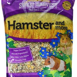 Sweet Harvest Hamster and More Hamster Food, Premium Hamster Food with Added Specialty Ingredients, 4 lbs Bag