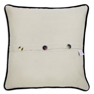 Catstudio New Jersey Embroidered Decorative Throw Pillow