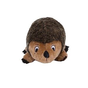 Outward Hound Hedgehogz Squeaky Dog Toy – Cuddly Soft Toy for Dogs - Durable Plush Fluffy Toy for Awesome Pets, LG, Model:32022, Brown, Medium