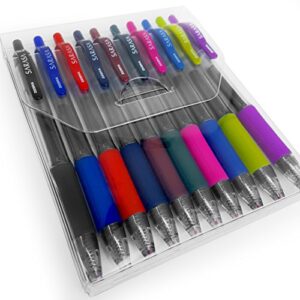 Zebra Pen Sarasa Retractable Gel Pen, Medium Point, 0.7mm, Assorted Fashion Color Ink, 10-Pack