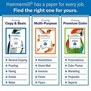Hammermill Glossy Paper, Laser Gloss Copy Paper, 8.5 x 11 - 1 Pack (300 Sheets) - 94 Bright, Made in the USA Glossy Printer Paper, 163110R