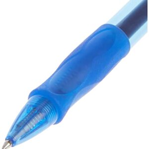 BIC RLC11-BLUE Gel-ocity Retractable Gel Pen, Medium Point (0.7 mm), Blue, 12-Count