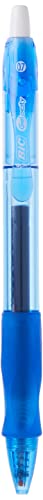 BIC RLC11-BLUE Gel-ocity Retractable Gel Pen, Medium Point (0.7 mm), Blue, 12-Count