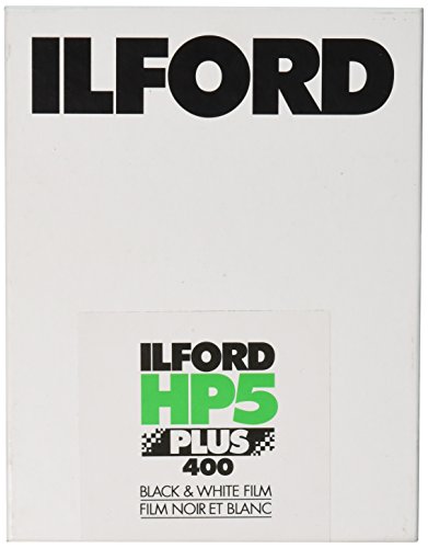 Ilford HP5 Plus 400 4 x 5 Inches 25 Sheets, Black (1629172)