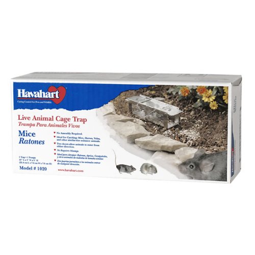 Havahart 1020 X-Small 2-Door Humane Catch and Release Live Animal Trap for Moles, Rodents, Shrews, Mice, Voles, and Other Small Animals