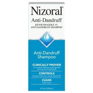 nizoral ad antidandruff shampoo, fresh, 4 fl oz