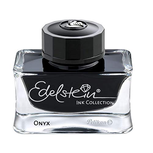 Pelikan Edelstein Bottled Ink for Fountain Pens, Onyx, 50ml, 1 Each (339408)