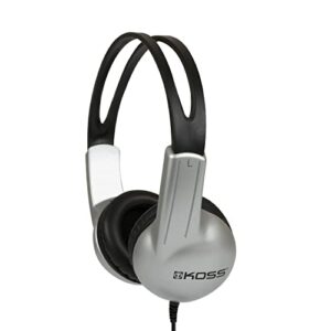koss ur10 on-ear headphones | durable | all ages | 3.5mm plug