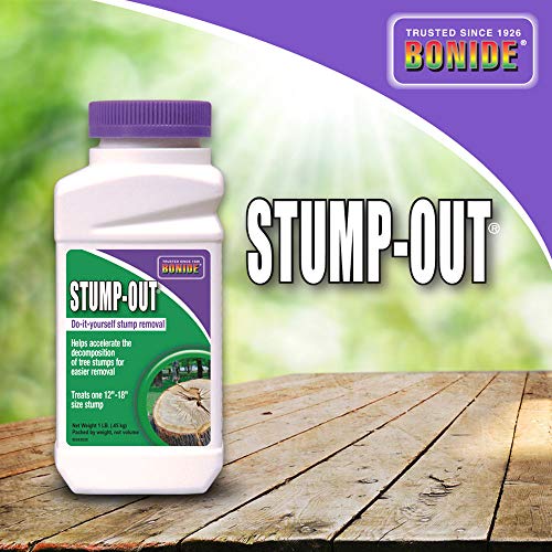 Bonide Stump-Out Granules, Do-it-Yourself At Home Stump Removal Pellets, 1 lb. Fast-Acting Formula for Outdoor Use