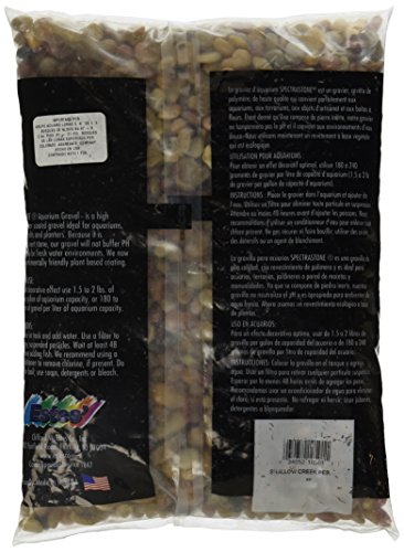 Spectrastone Shallow Creek Pebble for Freshwater Aquariums, 5-Pound Bag