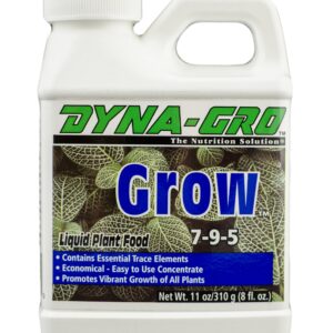 Dyna-Gro Gro-008 Grow 7-9-5 Plant Food, 8-Ounce