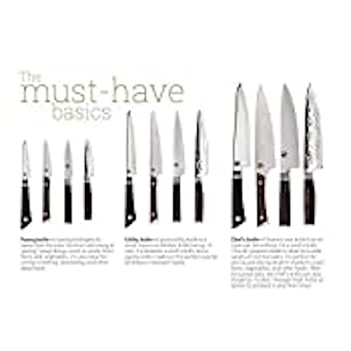 Shun Cutlery 7-Piece Essential Knife Block Set, Includes Classic 8” Chef, 6” Utility, 9” Bread & 3.5” Paring Herb Shears, Handcrafted Japanese Kitchen Knives, Black