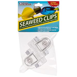 ocean nutrition feeding frenzy seaweed clips 2-pack