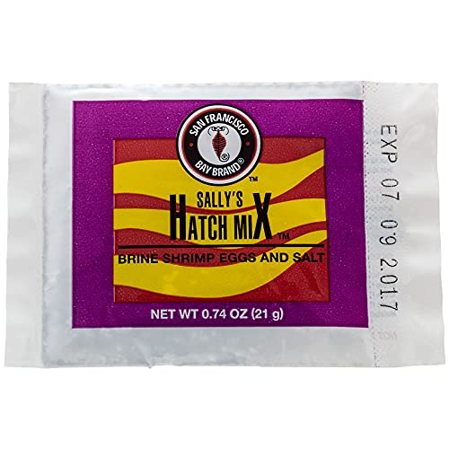 San Francisco Bay Brand Brine Shrimp Hatch Mix, 3 X 0.74-Ounce (21 Gram) Pouches