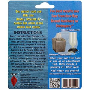 San Francisco Bay Brand Brine Shrimp Hatch Mix, 3 X 0.74-Ounce (21 Gram) Pouches