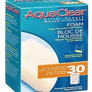 AquaClear 30 Foam Filter Insert, Aquarium Filter Replacement Media, A605