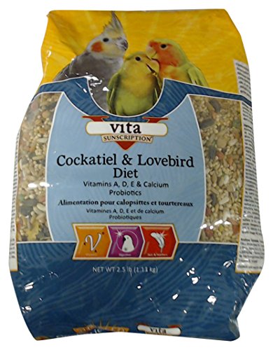 Sun Seed Vita Cockatiel Formula, 2.5Lbs Each