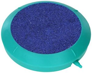 penn plax 4-inch bubble disk air pump accessories, medium,green/blue