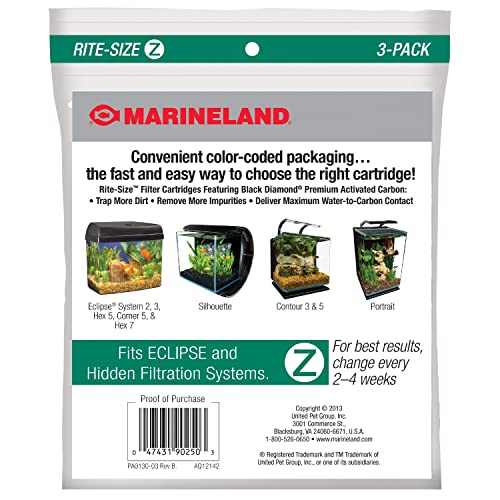 Marineland Eclipse Replacement Filter Cartridges, For aquarium Filtration