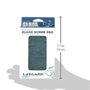 Lifegard Aquatics 4-Inch by 6-Inch Blue Algae Pad,Black