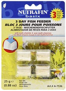 nutrafin 3 day treasure chest holiday fish feeder, 4-pack