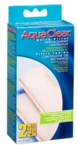 aquaclear quick filter refill cartridge for aquaclear quick filter powerhead attachment (a578) - 2-pack