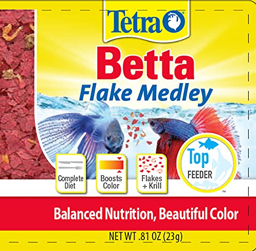 Tetra 16838 BettaMin Flakes, 0.81-Ounce,Blacks & Grays